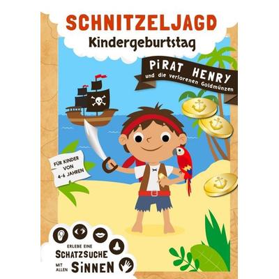 Piraten Schnitzeljagd für Kindergeburtstag - Schatzsuche mit allen Sinnen, Taschenbuch von Simone Trojer, Elvi Media, 978-94-037-9321-4