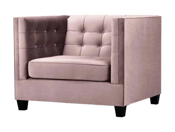 Xlmoebel Sessel Chesterfield Sessel Lila Textil Modern für stilvolles Wohnen (Sessel), Hergestellt in Europa