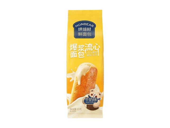 Bakery Village Pain cœur coulant explosif (Saveur lait) 85 g