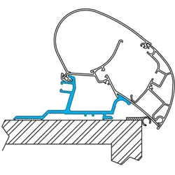 Dometic PR-Adapt Adapter für Dachmarkisen PR 2000 und PR 2500 3,0m