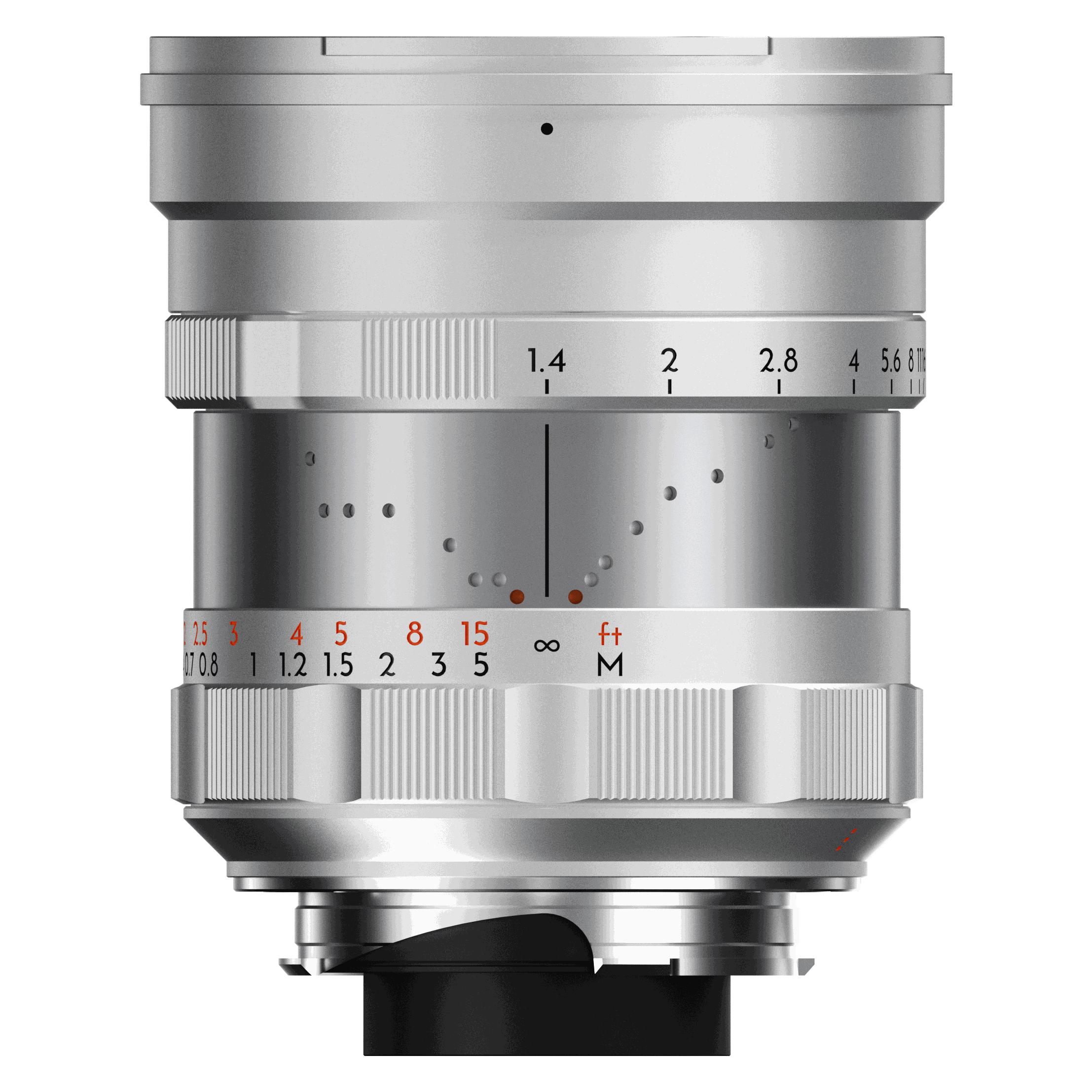 Thypoch Full-frame Photography Lens Simera 21mm f1.4 for Leica M Mount - Silver (Leica M, Vollformat) (TP-S21M-SR)