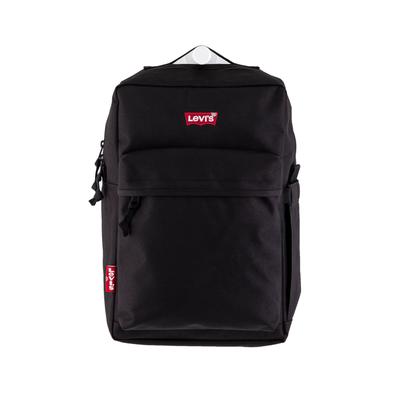 Schultertasche LEVI'S "Rucksack", Damen, Gr. B/H/T: 26,5cm x 40,5cm x 13cm 0, schwarz, Obermaterial: 100% Polyester PES., Taschen Schultertasche