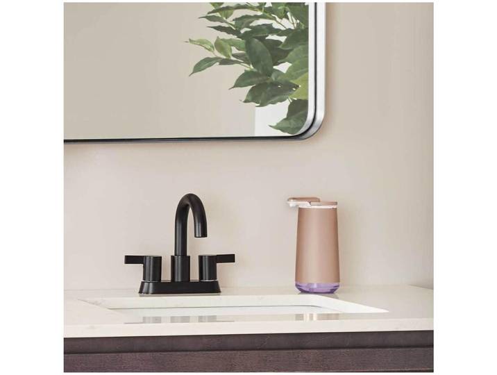 Seifenspender Simplehuman Rosegold Edelstahl H 17 B 12 cm 295 ml - Seifenspender