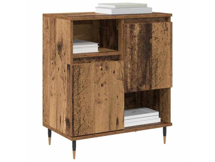Marron Buffet & bahut contemporain，Buffets 2 pc Bois ancien FR&1401