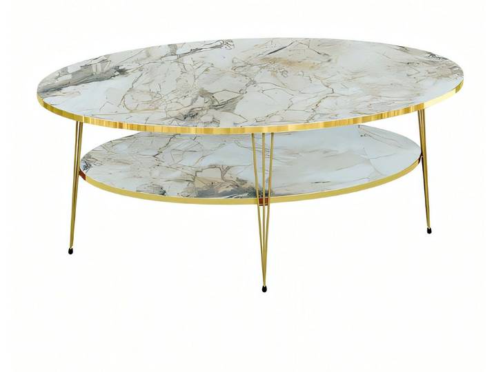 Xlmoebel Couchtisch Mehrfarbiger Holz Couchtisch im modernen Design von XLMOEBEL (Packung, Mehrfarbiger Couchtisch), Made in Europa