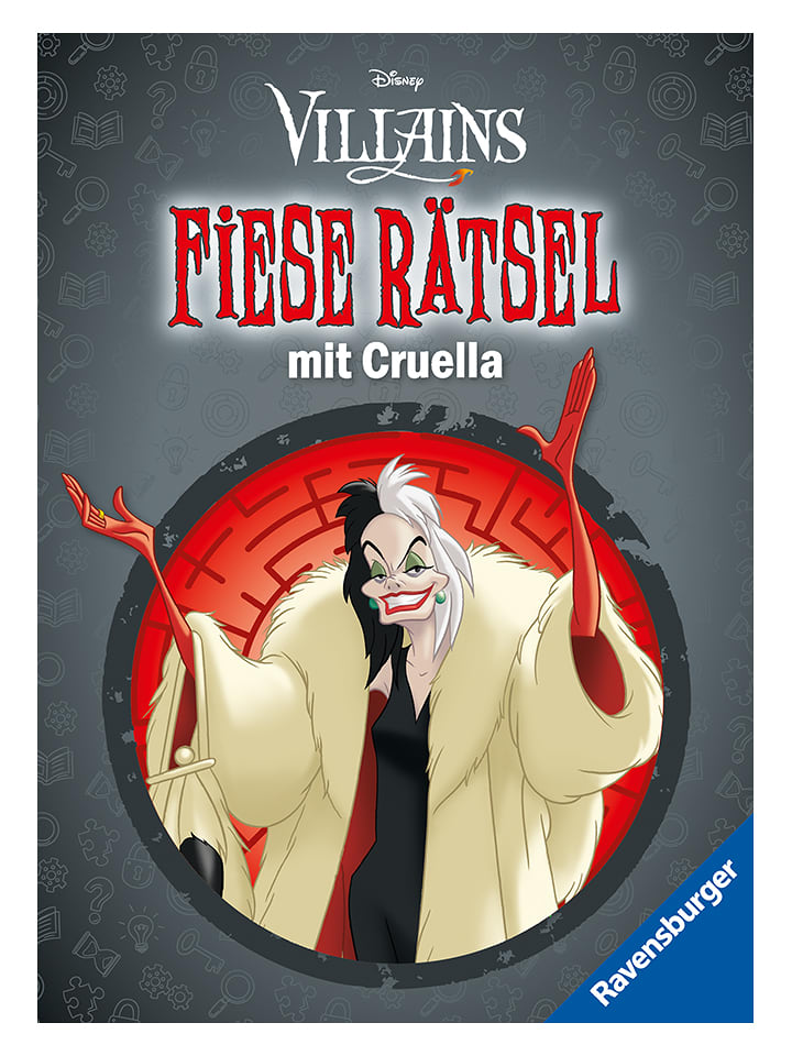 Ravensburger Rätselbuch "Disney Villains - Fiese Rätsel mit Cruella" - onesize