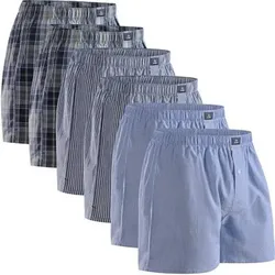DANISH ENDURANCE Boxershorts Organic Woven, Größe M in Blau Blau