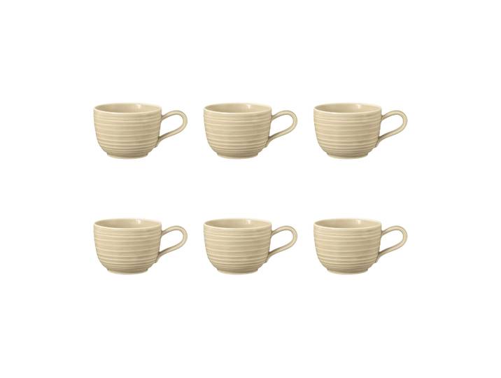 Seltmann Weiden Tasse Terra 20 cl, lot de 6 Sand Beige