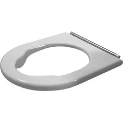 Duravit Starck 3 Vital WC-Sitzring, Scharniere Edelstahl, 0062610000