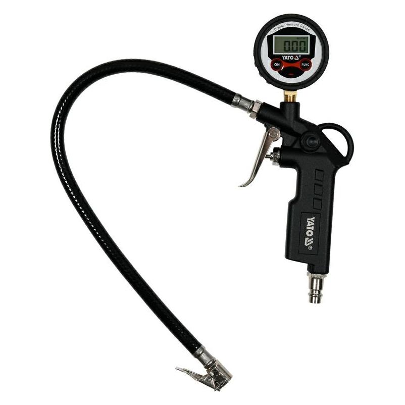 Yato Pistolet Do Pompowania Z Manometrem Cyfrowy LCD 23702 (YT-23702)