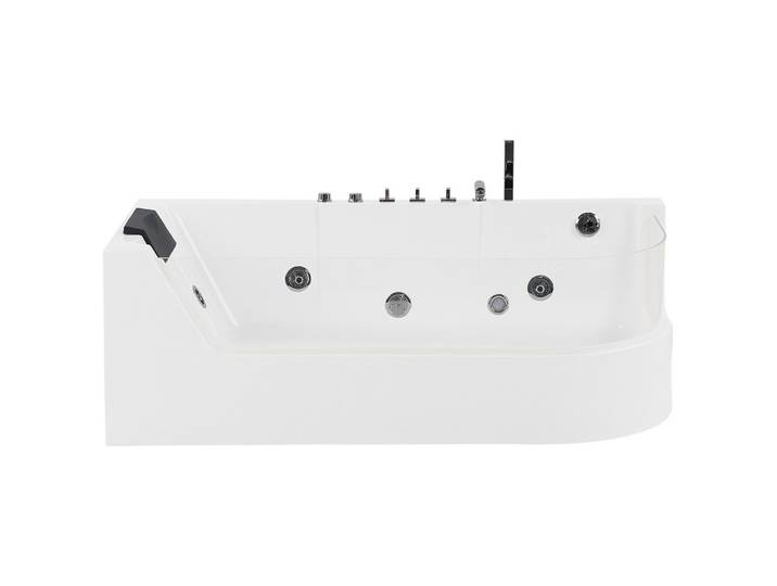 WHIRLPOOL BADEWANNE mit LED 80x170x59 cm weiß Acuario