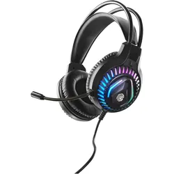 Music Sound Gaming Headphones Predator (Kabelgebunden), Gaming Headset, Schwarz