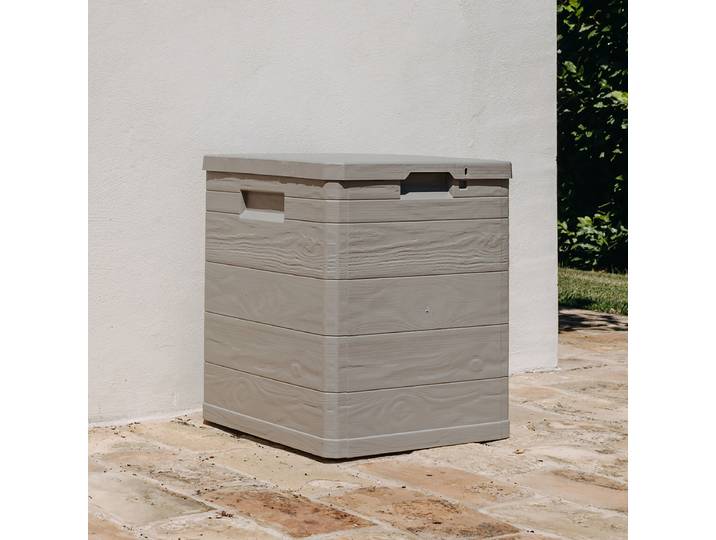 Gartenbox Woody's Multibox 43 x 44cm Grau/Grau