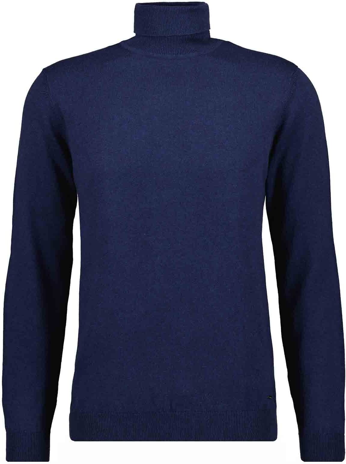 Longpullover RAGMAN, Herren, Gr. 2XT, blau (marineblau), Strick, 95% Baumwolle 5% Kaschmir, Pullover Longpullover marineblau 2XT