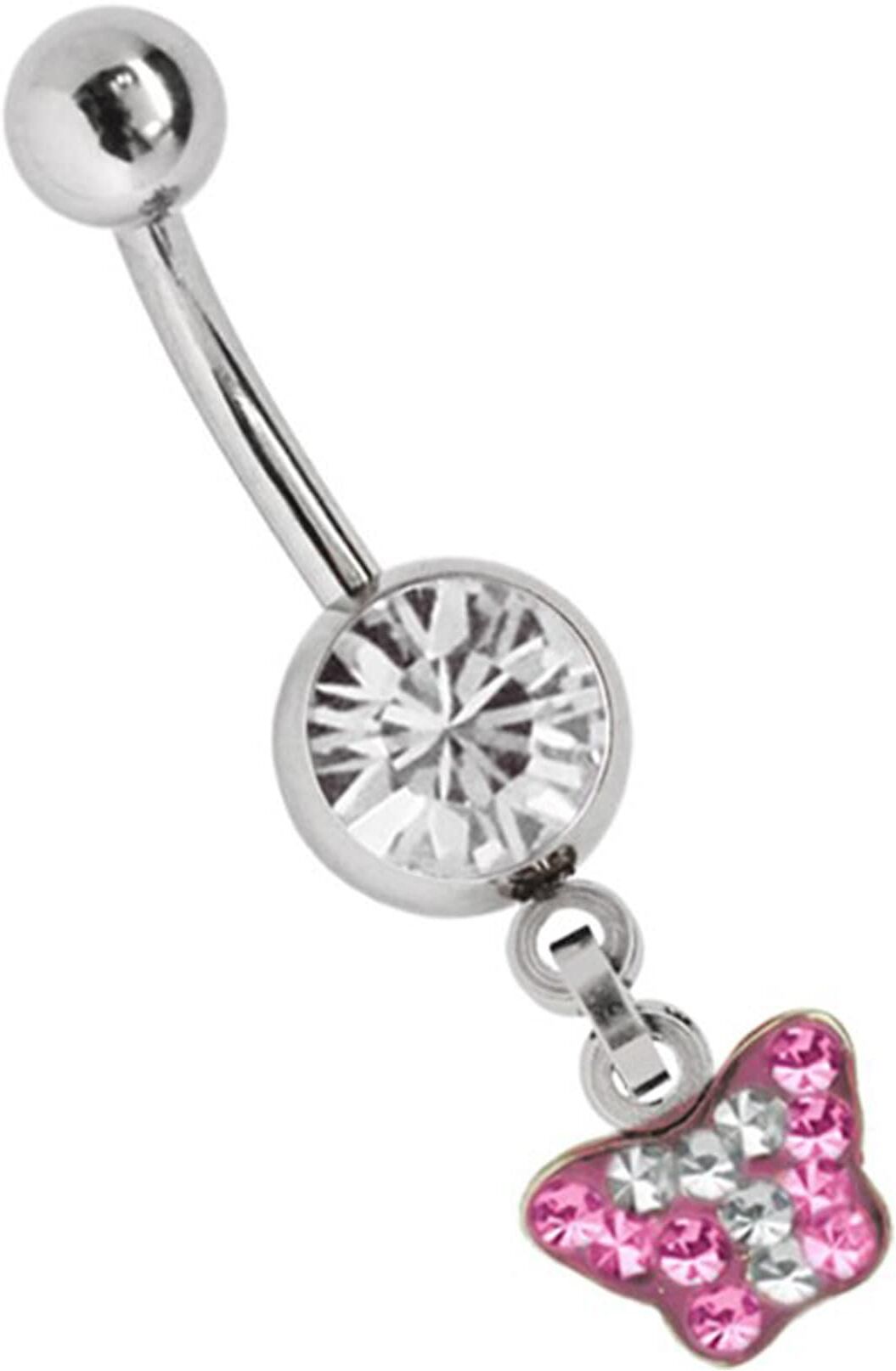Bauchnabelpiercing ADELIA´S "Piercing  Piercing Bauchnabelpiercing", bunt, Piercings, Kinder, Chirurgiestahl, Bauchnabelpiercing