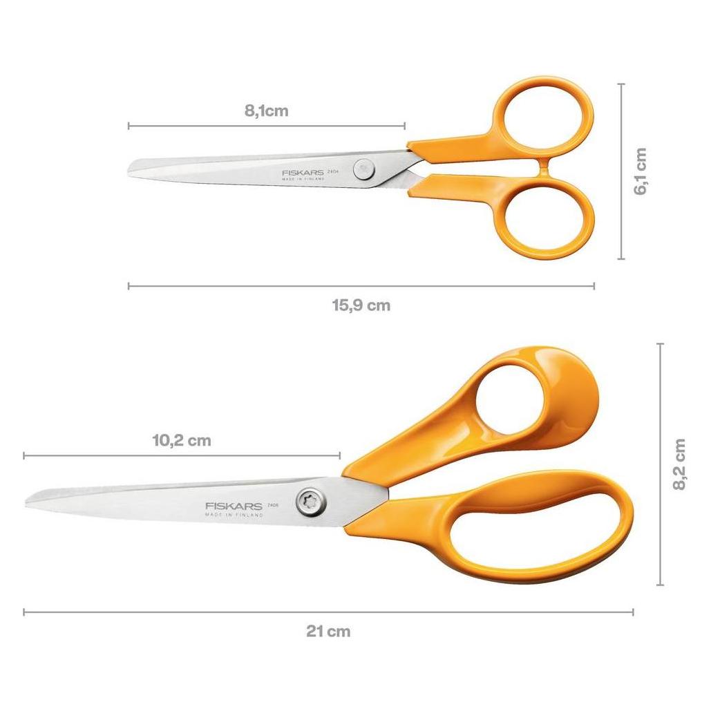 Fiskars 1082450 Universalschere Orange (21 cm) (1082450)