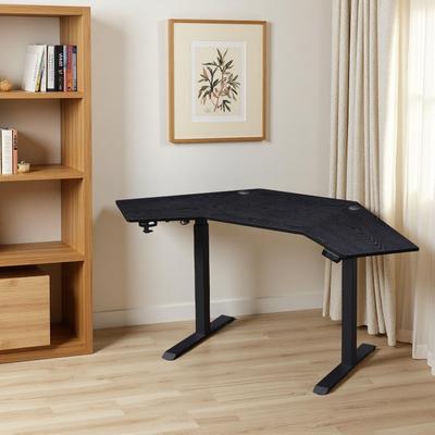 KOWO K314 Corner Electric Standing Desk L Shaped Height Adjustable Workstation for Home Office, Sit Stand Computer Desk