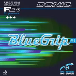 Donic Belag BlueGrip S1 schwarz MAX - schwarz MAX