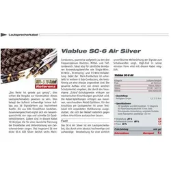 ViaBlue SC-6, Lautsprecherkabel, Silber