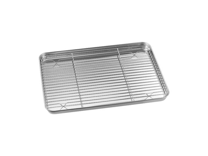 Dorre Bac gastro Gili Acier inoxydable, avec grille, 40,5x28 cm cm