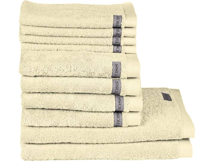 Handtuch Set ROSS Sinfonie , beige (natur), Frottier, Frottier, Obermaterial: 100% Baumwolle, Handtuch-Sets, Handtuch Set, beinhaltet Gästetücher, Handtücher und Badetücher