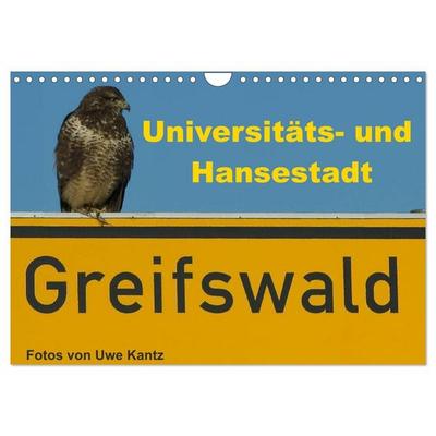 Univeritäts- und Hansestadt Greifswald (Wandkalender 2027 DIN A4 quer), CALVENDO Monatskalender
