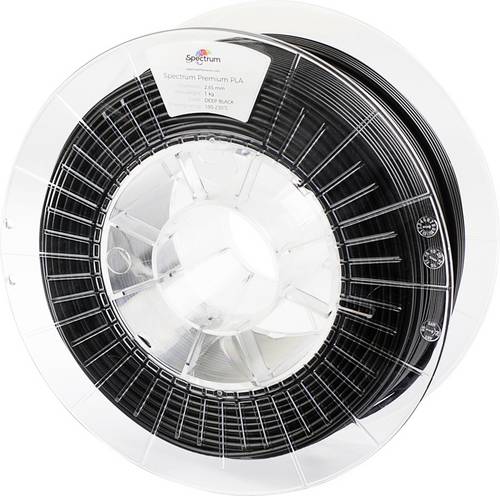 Spectrum Filaments 80022 PLA Premium Filament PLA hohe Zugfestigkeit 2.85mm 1000g Deep Black, Schwarz 1St.