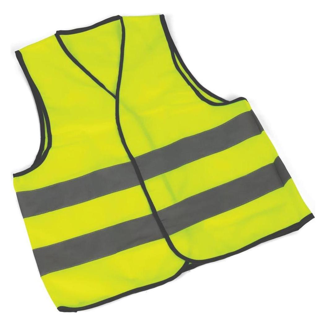 Bigjigs Kinder-Sicherheitsweste Gelb - 4-6 Jahre (113HIVIS)