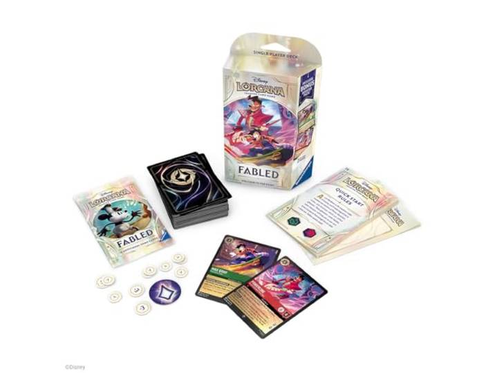 Ravensburger Disney Lorcana TCG: Sagenhaftes Einzelspieler-Deck – Smaragd & Rubin Fesselndes Gameplay über 200 Original-Disney-Kunstwerke ideal für Kinder ab 8 Jahren