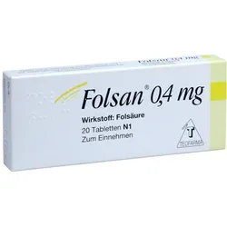 Folsan 0,4 mg Tabletten 20 St