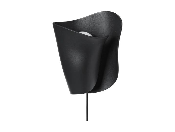 Ferm Living Oyster wall sconce Wandleuchte Black