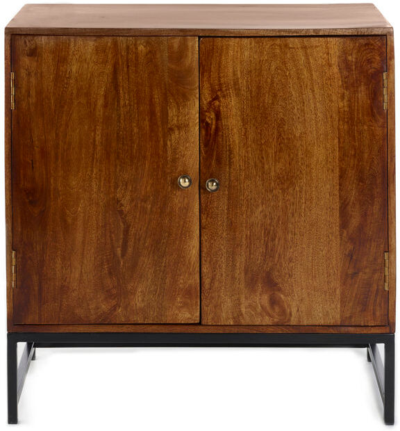 Union Rustic Walburg 80cm Solid Wood Sideboard Medium Brown 80cm H X 80cm W X 40cm D