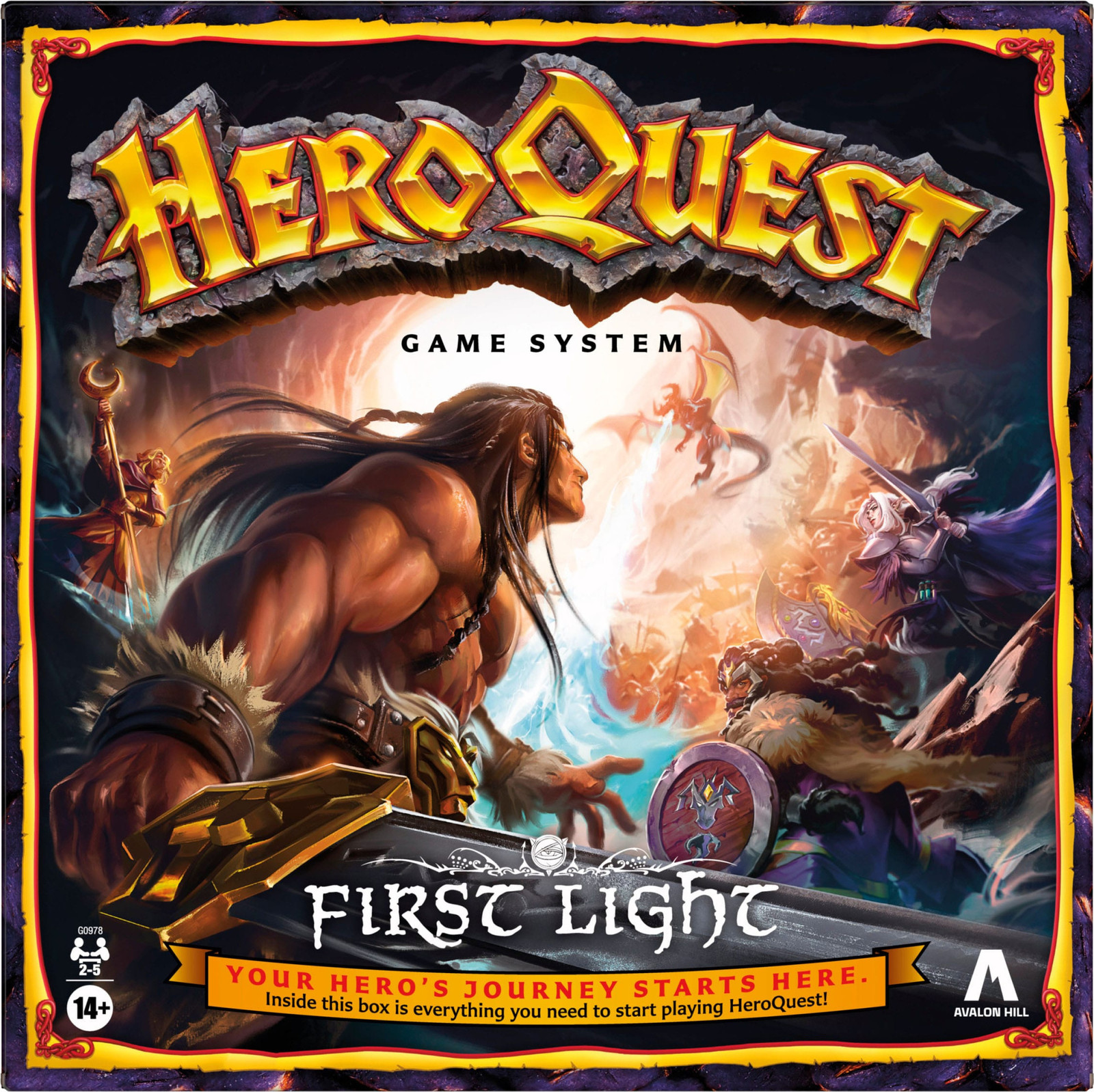 HeroQuest Eerste Licht van Avalon Hill