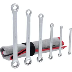 KS Tools Torx-E-Doppel-Ringschlüssel-Satz, 6-tlg - 911.0370