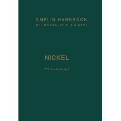 Nickel, Taschenbuch von R. J. Meyer, Springer Berlin, 978-3-662-13303-3