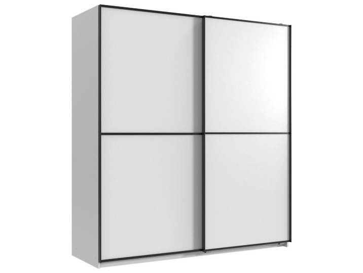 Schwebetürenschrank Ulm Weiß