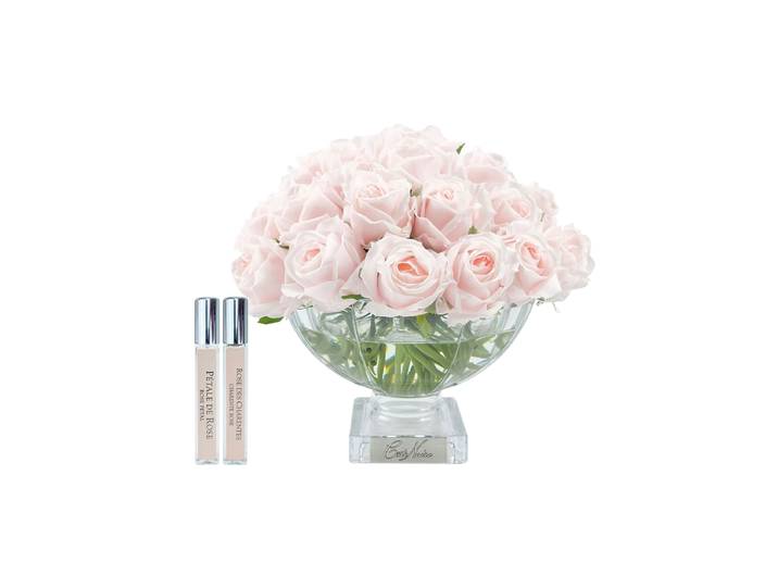 Luxuriöser Raumduft „Centrepiece Roses“ French Pink Rose Buds & Silver Côte Noire