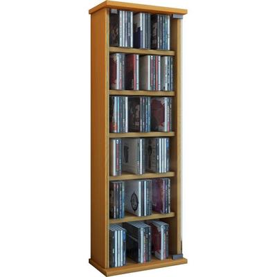 Holz CD DVD Stand Regal Schrank Vetro Glastür