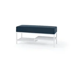 Polsterbank  Mello , blau , Maße (cm): B: 80 H: 45