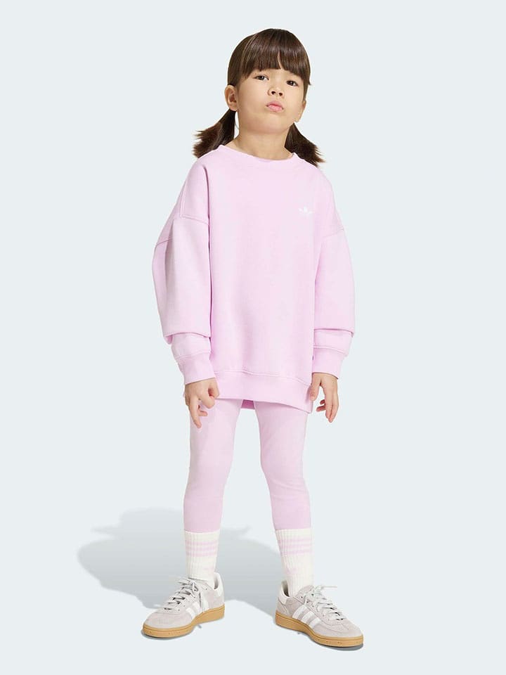 adidas 2tlg. Outfit in Rosa - 128