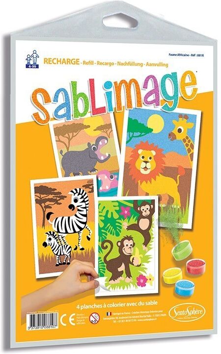 Recharge Sablimage Faune Africaine - Sentosphère