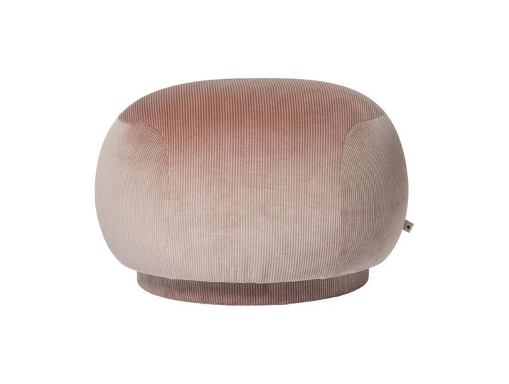 Ferm Living Pouf Rico Devoré Velvet-blush