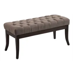 CLP Sitzbank Ramses Stoff antik-dunkel 100   Farbe: taupe, Größe: 100 cm