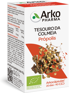 Arkocápsulas Suplemento Bio Sistema Imunitário Propólis 40 cápsulas