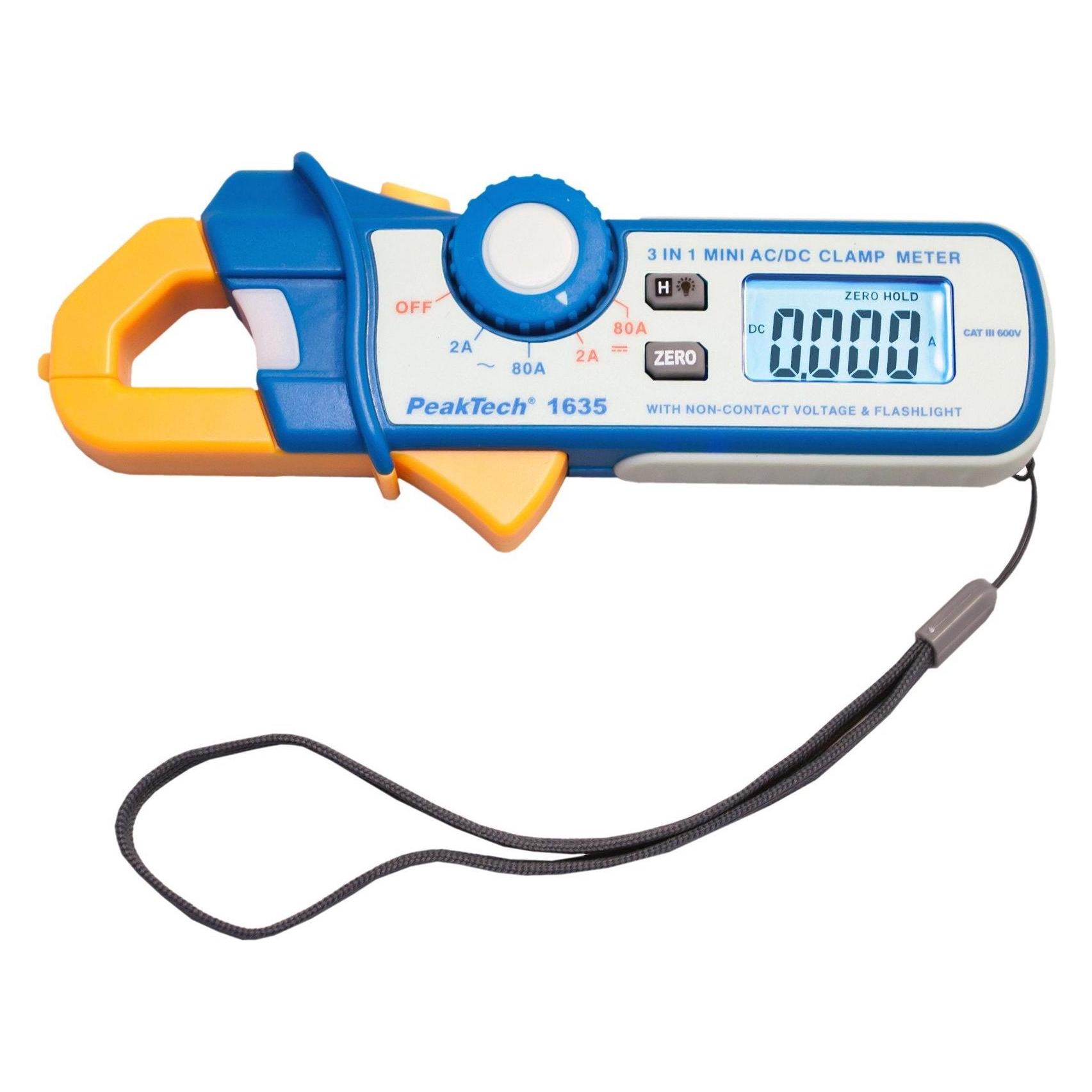 Peaktech P 1635 Stromzangenmessgerät (CAT III 600V, Zangenstrommesser) (P 1635)