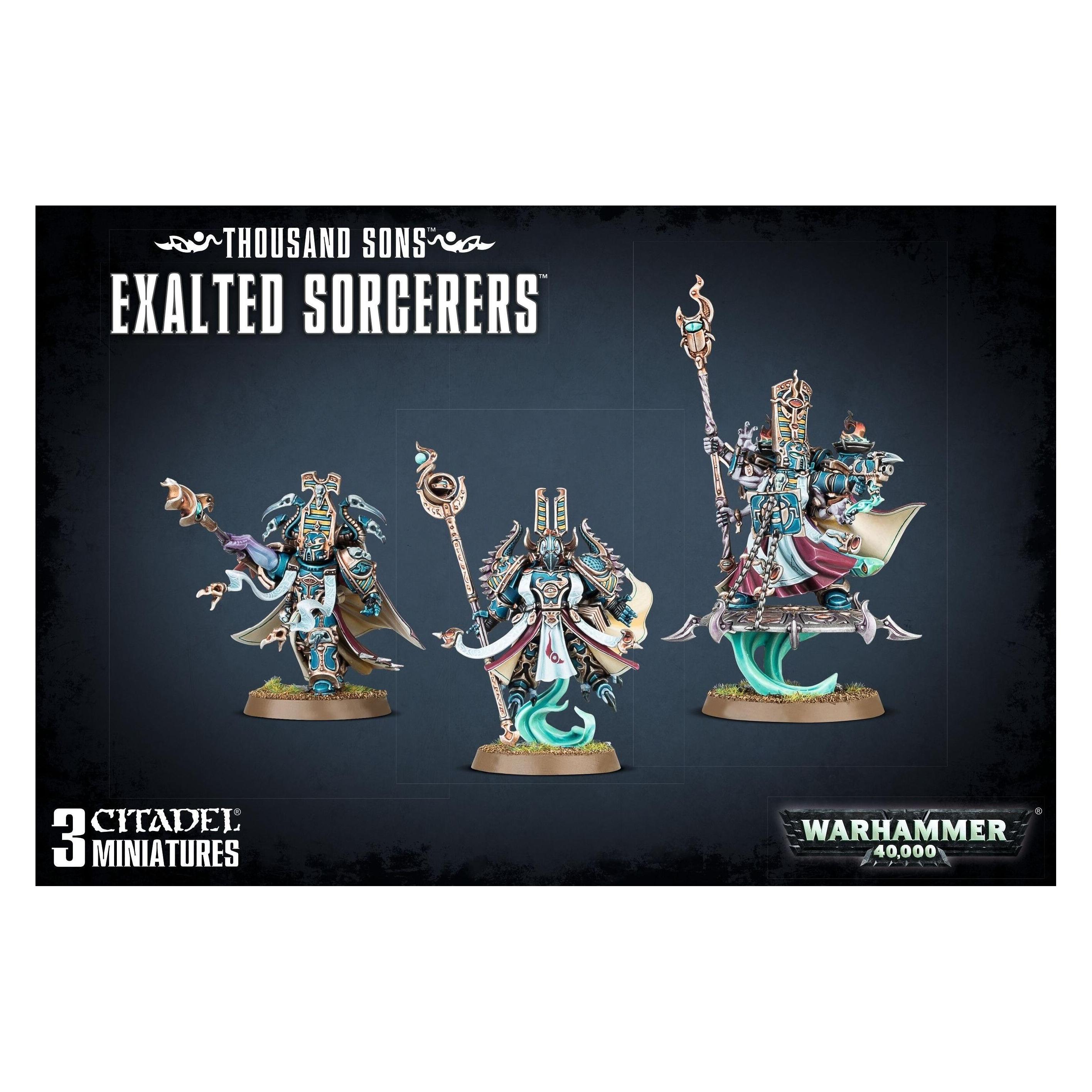 Games Workshop Thousand Sons - Exalted Sorcerers (Kunststoff) (43-39)