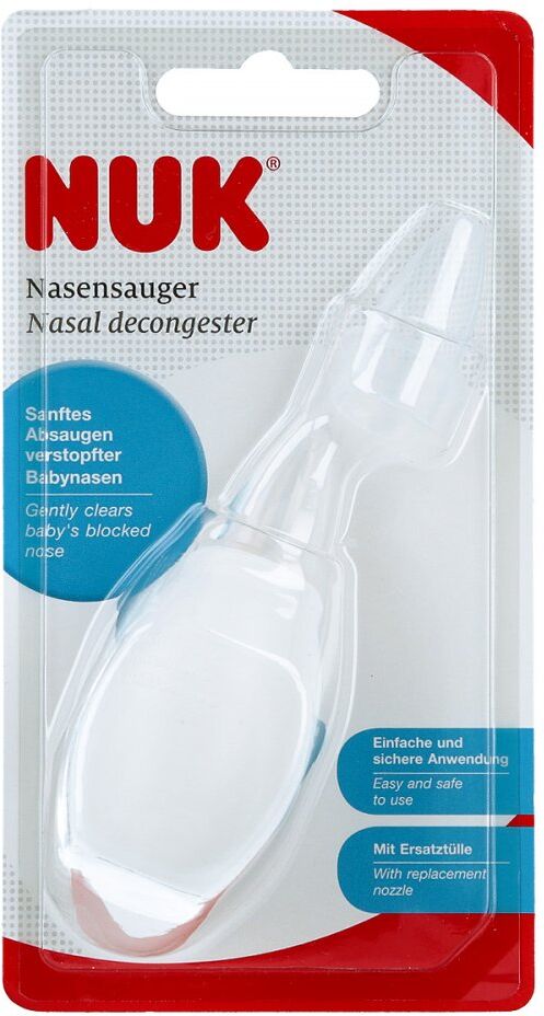Nuk Nasensauger Größe 1 weiss Krt. 1stk