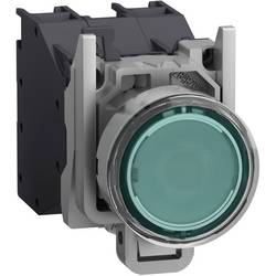 Schneider Electric XB4BP383BM5GEX Leuchtdrucktaster, Harmony XB4 ATEX D, Metall, 22mm, grün, 4-254V ACDC, 1S, ATEX Leuchtdrucktaster 1 St.
