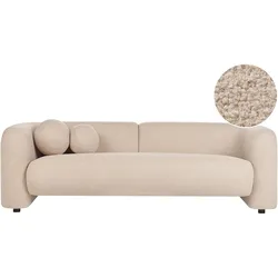 3-SITZER-SOFA Bouclé beige Leiren