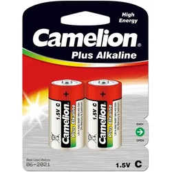 2er Pack Baby-Batterien CAMELION AlkalinePlus Typ C/LR14, 1,5V